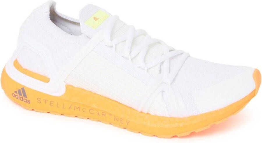 Adidas by Stella McCartney Ultraboost 20 hardloopschoen met gebreid bovenwerk Wit Oranje - Foto 1