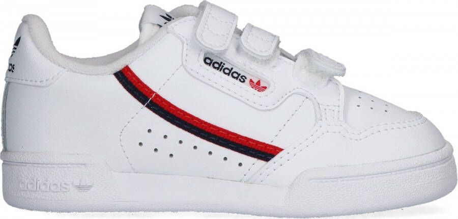 Adidas Originals Continental 80 Schoenen Cloud White Cloud White Scarlet - Foto 3