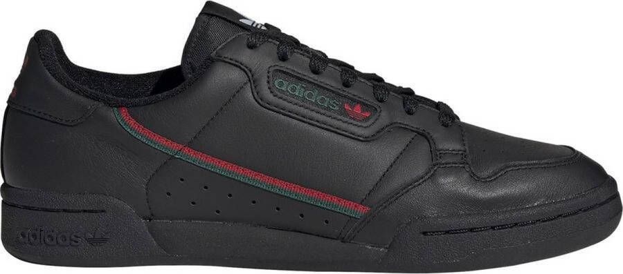 adidas Continental 80 Men Lage sneakers Leren Sneaker Heren Zwart