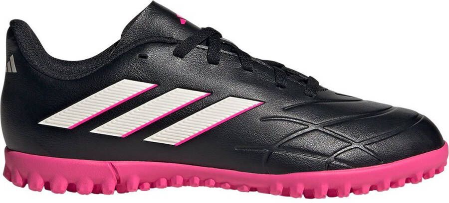 Adidas Perfor ce COPA PURE.4 Turf voetbalschoenen zwart wit fuchsia