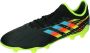Adidas Copa Sense.3 Gras Voetbalschoenen (FG) Zwart Blauw Geel - Thumbnail 6