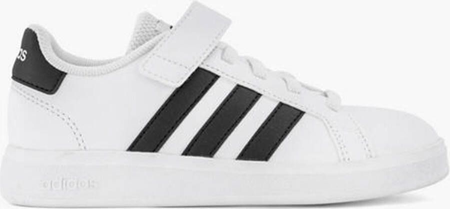 Adidas Originals Kinder gympen met klittenbandsluiting en elastische veters Grand Court Wit - Foto 6