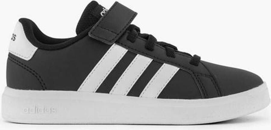 Adidas Core adidas Sportswear Grand Court Schoenen met Elastische Veters en Klittenband Kinderen Zwart - Foto 5