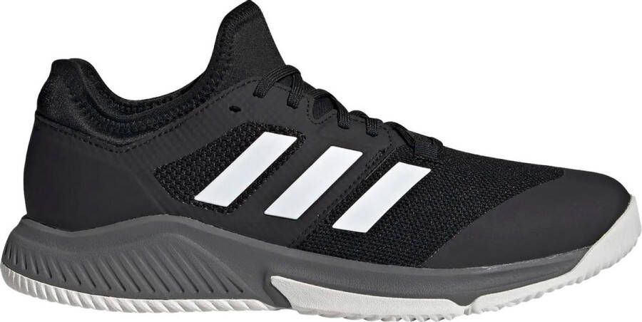 adidas Court Team Bounce Sportschoenen 2 3 Mannen zwart grijs