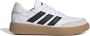 Adidas Courtblock Kinderschoenen Wit 1 2 - Thumbnail 1
