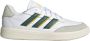 Adidas Courtblock heren sneakers wit groen 1 3 Uitneembare zool - Thumbnail 1