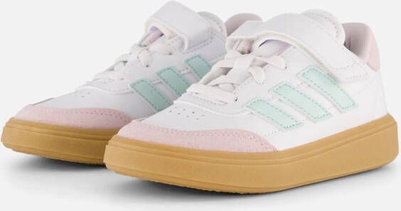 adidas Courtblock Sneakers wit Imitatieleer Dames