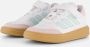Adidas Sportswear Courtblock sneakers wit lichtblauw roze gum Jongens Meisjes Imitatieleer 32 - Thumbnail 2