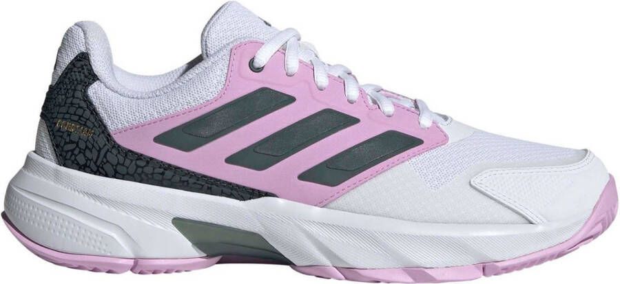 Adidas Courtjam Control Hardcourt Schoenen Paars 2 3 Vrouw