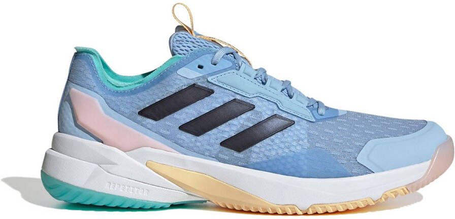 Adidas Crazyflight 6 Indoor Sportschoenen Voor Dames Blauw Vrouw