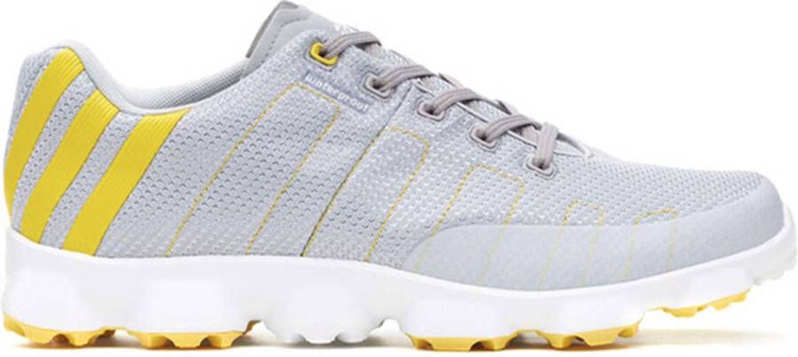 Adidas Crossflex- Heren Golfschoen Zilvergrijs geel
