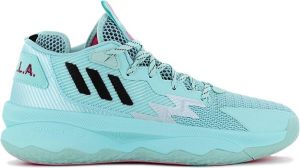 Adidas Dame 8 Damian Lillard Heren Basketbalschoenen Sneakers Schoenen Blauw GZ6475