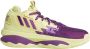 Adidas Dame 8 Schoenen Sportschoenen Volleybal Indoor geel paars - Thumbnail 1