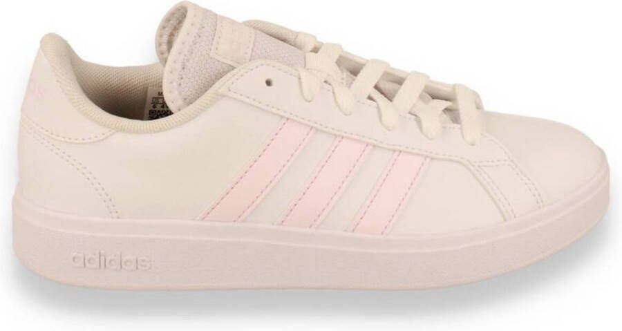 Adidas grand court base 2.0 sneakers wit roze dames