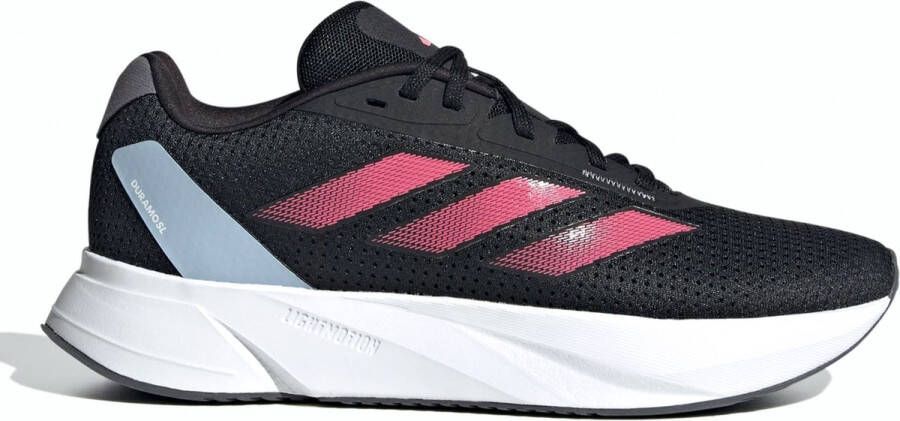 Adidas Performance Duramo SL hardloopschoenen zwart roze grijs