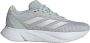 Adidas Performance Duramo SL hardloopschoenen grijs wit lichtgroen - Thumbnail 6