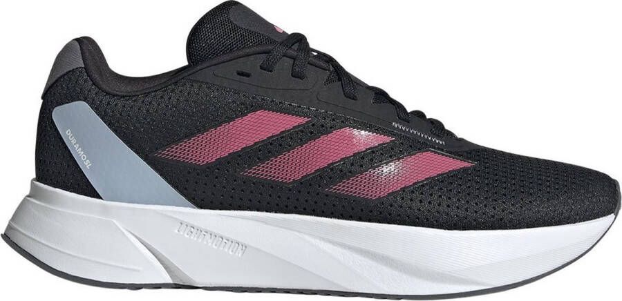 Adidas Performance Duramo SL hardloopschoenen zwart roze grijs