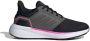 Adidas Performance EQ 19 hardloopschoenen zwart grijs roze - Thumbnail 2