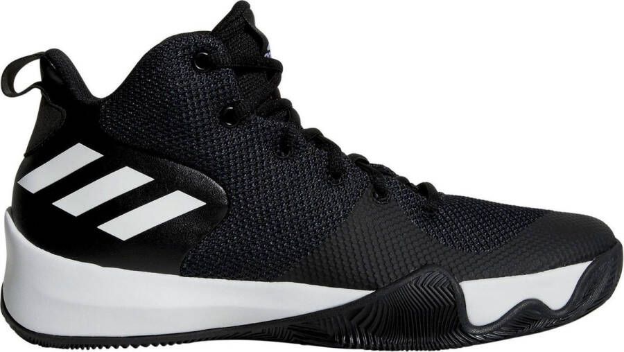 Adidas Explosive Flash Basketbalschoenen 1 3 Mannen zwart wit