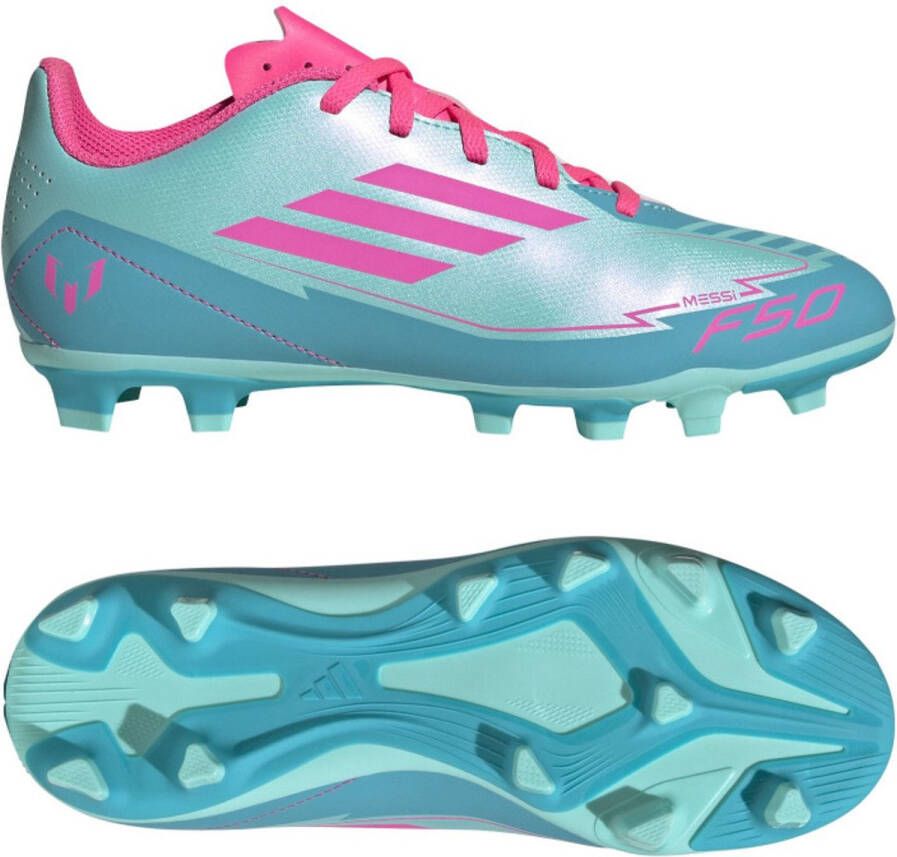 adidas f50 club fg mg j messi Voetbal schoen firm ground jongens Turquoise