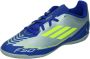 Adidas Perfor ce F50 Club Messi Junior zaalvoetbalschoenen zilver metallic kobaltblauw geel - Thumbnail 2