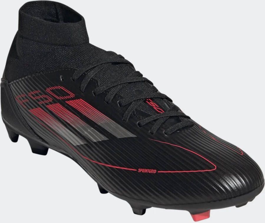 Adidas f50 league fg mg mid Voetbal schoen firm ground Zwart