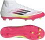Adidas f50 league fg mg mid Voetbal schoen firm ground heren Wit geel - Thumbnail 2