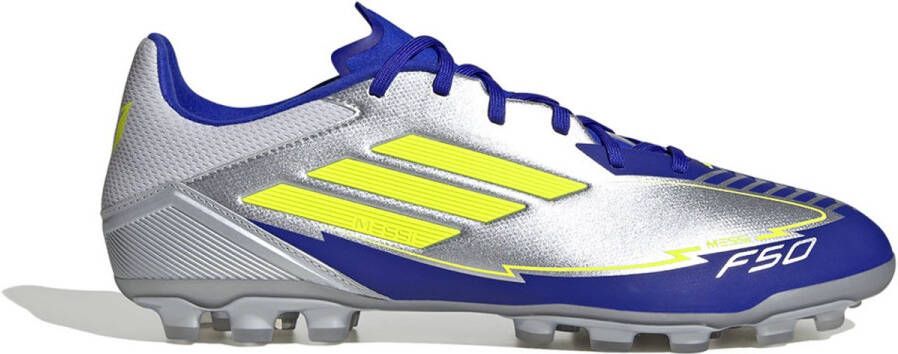 Adidas F50 League Messi Ag Voetbalschoenen Zilver