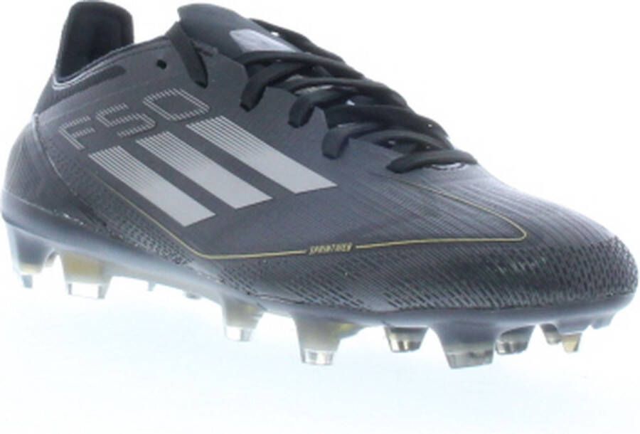 Adidas F50 Pro FG Core Black Iron Metallic Gold Metallic- Core Black Iron Metallic Gold Metallic