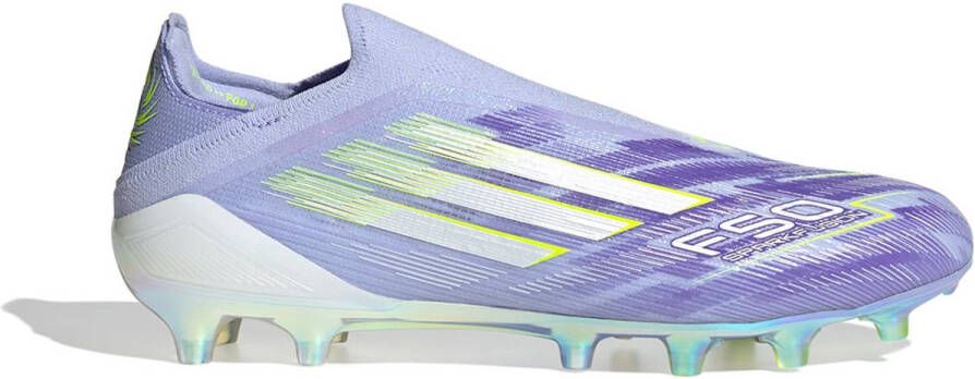Adidas F50 Sparkfusion Elite Laceless Fg ag Voetbalschoenen Voor Dames Paars