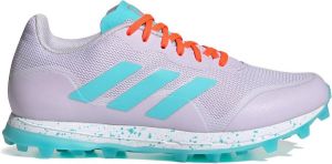 Adidas Fabela Zone Dames Sportschoenen Korfbal Gras Purple Green