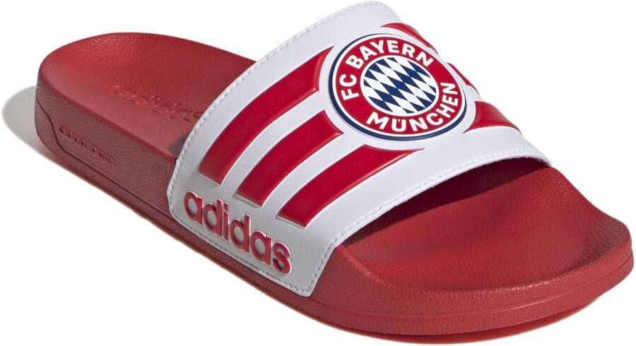 Adidas FC Bayern München slippers Adilette rood wit )