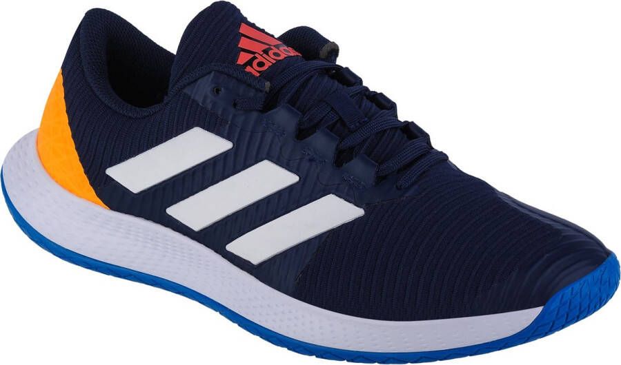 Adidas ForceBounce GW5067 Mannen Marineblauw Handbalschoenen Volleybalschoenen