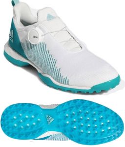 Adidas Forgefiber BOA Dames Golfschoen Wit blauw