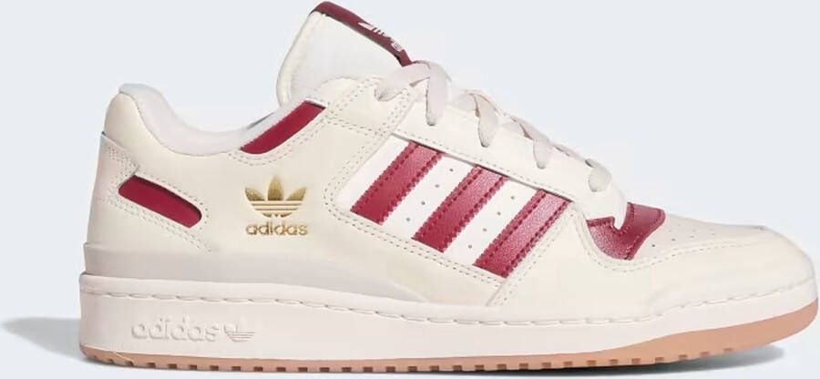 Adidas Forum Low CL 2 3 Bordeaux Rood Creme White sneakers unisex
