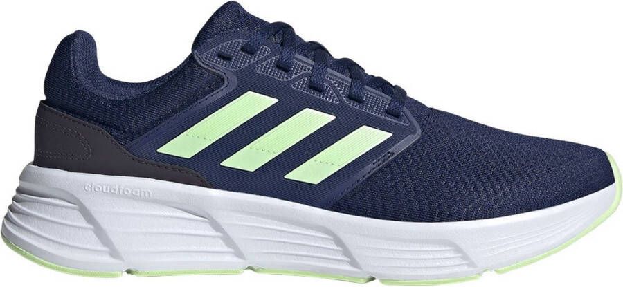 Adidas Performance Galaxy 6 hardloopschoenen donkerblauw lichtgroen