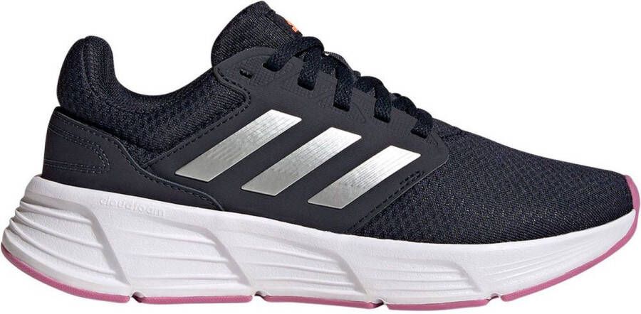Adidas Performance Galaxy 6 hardloopschoenen donkerblauw zilver lila
