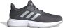 Adidas GameCourt Tennisschoenen Grey Six Silver Metallic Purple Tint Dames - Thumbnail 1