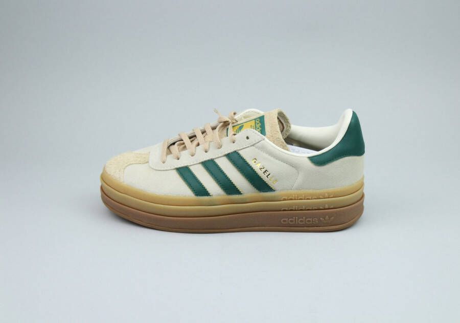 adidas Gazelle Bold Cream Collegiate Green (Dames)