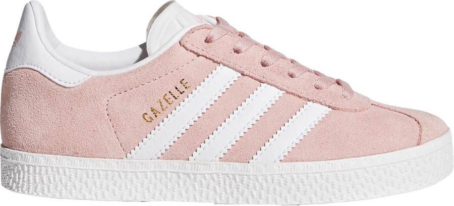 Adidas Originals Gazelle Shoes Icey Pink Cloud White Gold Metallic Kind Icey Pink Cloud White Gold Metallic