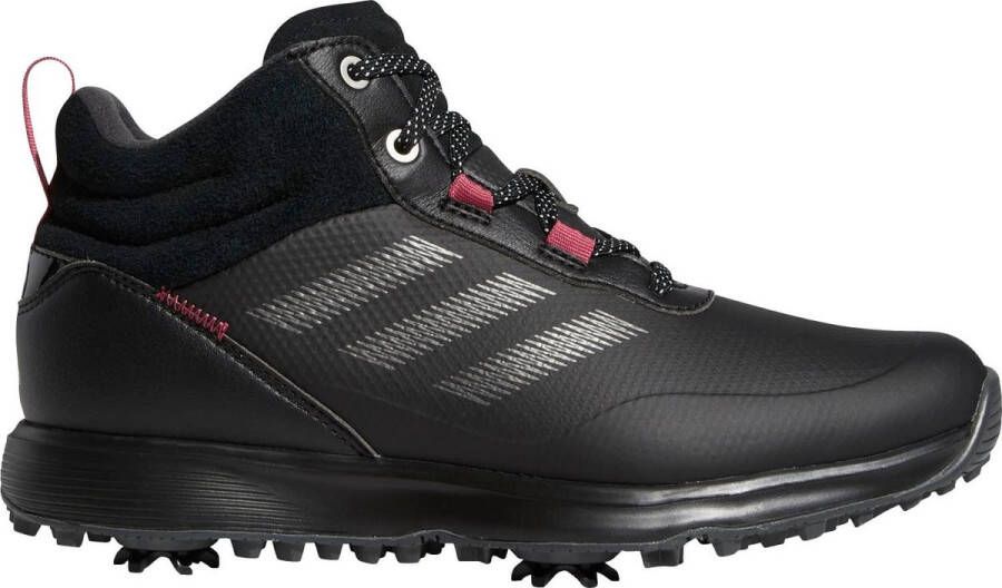 adidas Golfschoenen S2g Mid-cut Dames Leer Zwart roze