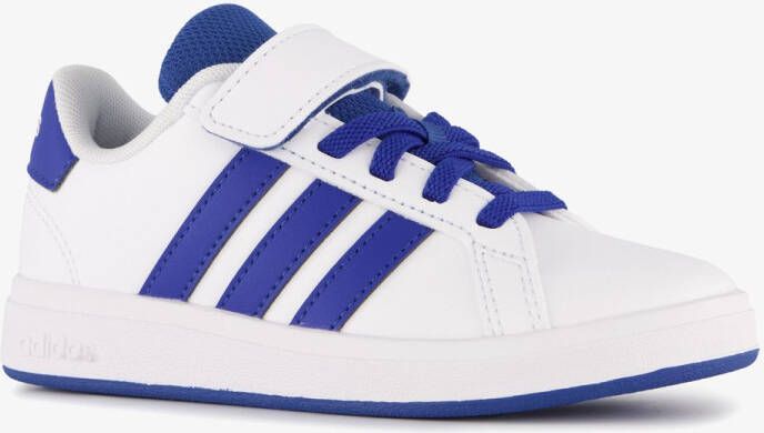 Adidas Grand Court 2.0 kinder sneakers blauw wit Uitneembare zool