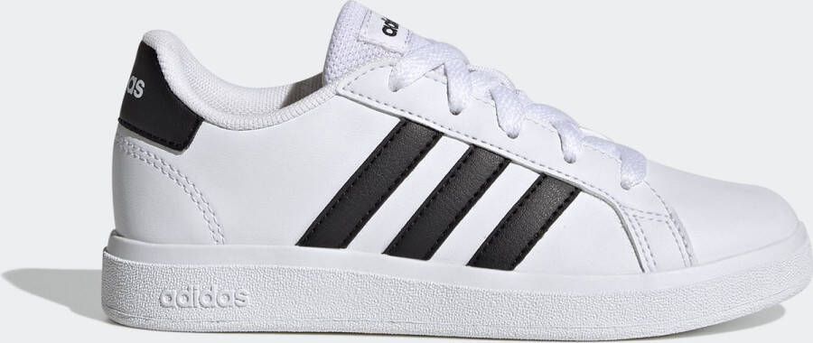 adidas Grand Court 2.0 kinder sneakers wit zwart