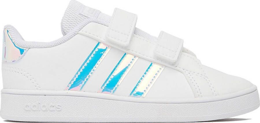 Parel Zaklampen Ik heb een contract gemaakt Adidas Kids Witte adidas Sneakers Gran Court Kids Klittenband - Schoenen.nl