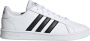 Adidas Kids adidas Grand Court Kids Witte kindersneaker 36 2 3 Wit - Thumbnail 5