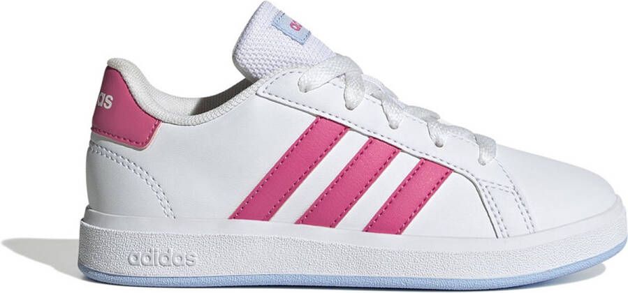 Adidas Grand Court Lifestyle Tennis Lace Up Schoenen Wit Jongens Meisjes