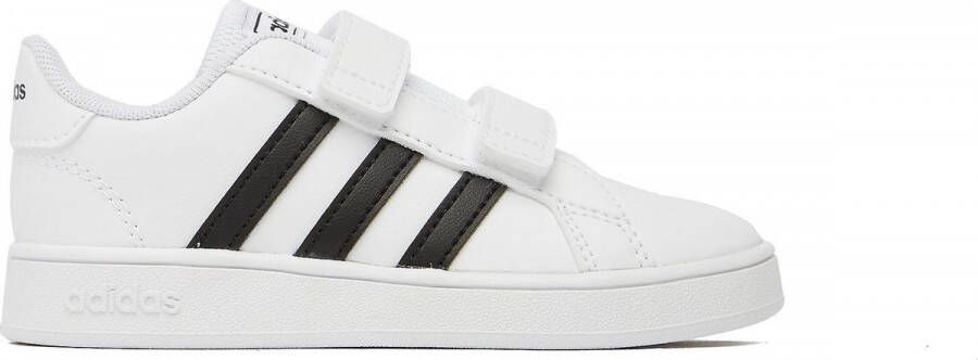 adidas Grand Court Sneakers Wit Zwart Baby