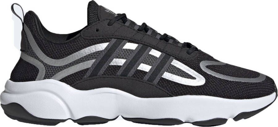 Adidas Haiwee Heren Sneakers Core Black Silver Metallic Grey Six