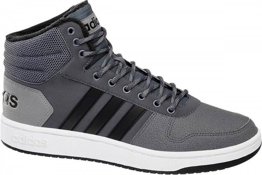 Adidas Heren Grijze Hoops Hoops Mid -