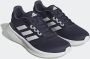 Adidas Performance Runfalcon 3.0 hardloopschoenen donkerblauw wit zwart - Thumbnail 2